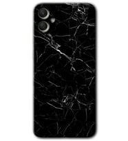 Galaxy A05 Kılıf HD Desen Baskılı Kılıf - Siyah Mermer