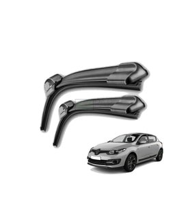 RENAULT MEGANE ÖN CAM SİLECEK SÜPÜRGESİ TAKIMI 2008 - 2012 MEGANE 3 SİLECEK MAKYAJSIZ