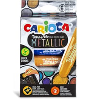 Carioca Temperello Stick Poster Boyama Kalemi Metalik 6'Li