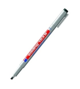 EDDİNG 153B ASETAT KALEMİ 1-3mm SİYAH