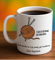 Komik - Esprili Kupaa Bardakk Ördüğüme Sevindim Yazılı Komik Kupaa Bardakk