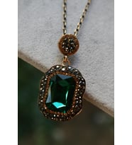 STONEAGE JEWELLERY Kristal Taşlı El Yapımı Kolye