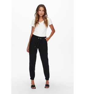 ONLKELDA-EMERY MW PULL-UP PANTS PNT NOOS (Siyah)