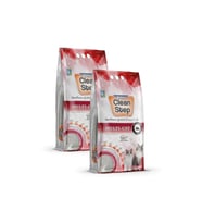 Clean Step Aktif Karbonlu Topaklanan Ince Tane Bentonit Kedi Kumu 10 Lt * 2 Adet