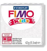 Staedtler Fimo Kids Yumuşak Polimer Kil 42 gr 052 Glitter (Simli) White 