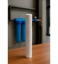 WaterGold Su Arıtma Cihazı İplik Tortu Filtre Kartuşu 20" inç (Siyah - Beyaz)