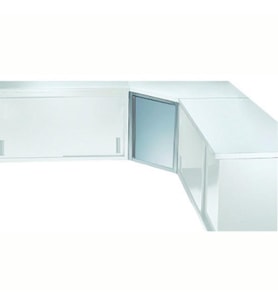Electrolux Professional Duvar Dolabı, Köşe Tip, 1 Raflı, 1 Çarpar Kapılı PAB800LCN
