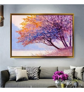 Altın Çerçeveli dekoratif tablo a2122 (Gold)