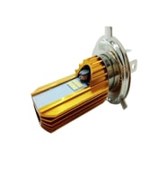 UNİVERSAL 12V H4 LED AMPÜL 3 TIRNAK 43T ÇAKARLI 3 FOKSİYONLU