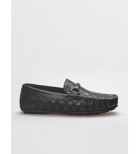 Hakiki Deri Siyah Erkek Loafer