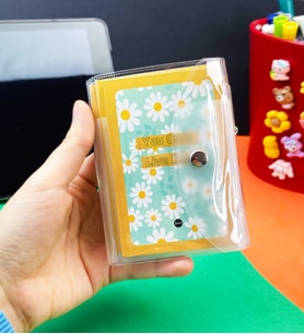 Papatya You Only Tasarımlı PP Mini Çanta Defter Ve Kalem Set