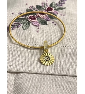 Nazar Boncuğu Model Charm 925 Ayar Gümüş Ajda Bilezik