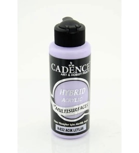 Cadence Hybrid Multisurface Akrilik Boya 120 ml. H-032 AÇIK LEYLAK 