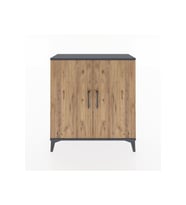 Arges Şifonyer 2 Kapaklı 88x30x96 Antrasit-Çam