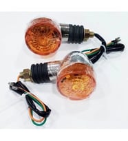 Sinyal Takım Nikelajlı Küçük Sarı Cam Chopper Z-15