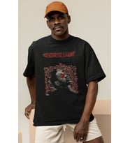 Kendrick Lamar Rapper Baskılı Unisex Oversize Şarkıcı Tişört