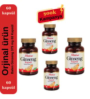 Kırmızı Ginseng 60 Kapsül 375 Mg X 4 Adet