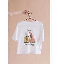Sünger Bob & Petrick Tasarımlı Tişört Kişiye Özel ( Unisex - Büyük - Çocuk )