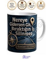 Tayin Hediyesi Kişiye Özel Baskılı Kupa Bardak Hatıra Hediye