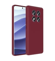Xiaomi Redmi Note 14 Pro 4G Kılıf İçerisinden Kartlık Hazneli Vitra Kapak (Mürdüm)