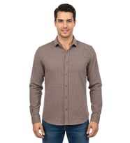 Erkek Spor Silim Fit Dokuma Gömlek BGL-ST04946 (Vizon)