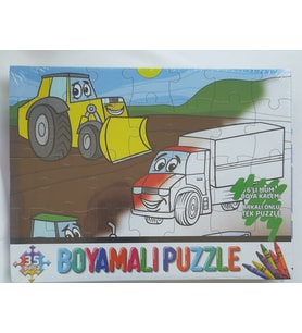 Cs Toys Boyamalı Puzzle 35 Parça