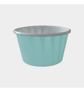 Dolphin Muffin Kağıt Karton Pastel Mavi Cupcake Kek Kalıbı Kapsülü Kabı - 50 Adetlik 1 Paket