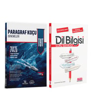 Edebiyat Denizi TYT Paragraf 24 x 25 Denemeleri ve AKM Dil Bilgisi Soru Bankası Seti 2 Kitap