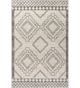 Eliana Home Baskılı, Yıkanabilir Kaymaz Taban Salon Halısı LNA1019 100x150 cm (Bej)