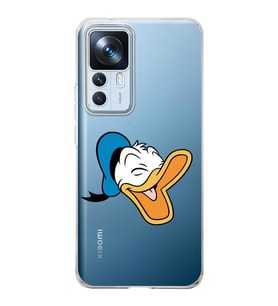 Xiaomi Mi 12t  Kamera korumalı Kapak Donald Duck Tasarımlı  Şeffaf Kılıf