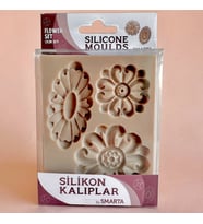 Smarta Silikon Kalıp Çiçek Seti SK1013040