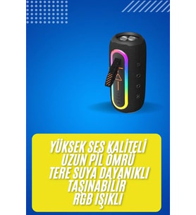 Bluetooth Hoparlör Usb Şarjlı Uzun Pil Ömrü Android Ve İos Uyumlu Renkli