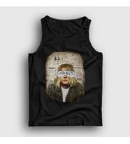 Presmono Unisex Siyah Paper Nirvana Kurt Cobain Atlet 35870tt