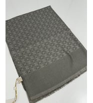 Elegans Monogram Şal-75 X 190-090700-975 Koyu Vizon