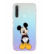 Xiaomi Redmi Note 8  Kamera Korumalı Kapak Mickey Mouse Tasarımlı Şeffaf  Kılıf