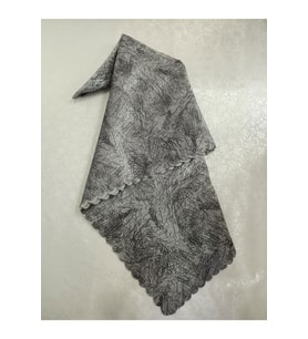 Koltuk Örtüsü Süngerli Gri Damarlı Desen