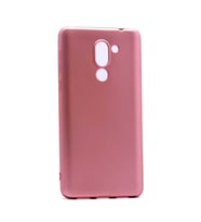 Huawei GR5 2017 Honor 6x Uyumlu Kılıf Zore Premier Silikon Kapak (Rose Gold Altın)