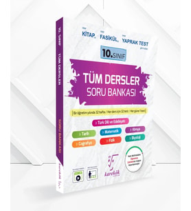 10.sınıf Tüm Dersler Soru Bankası Karekök Yayınları