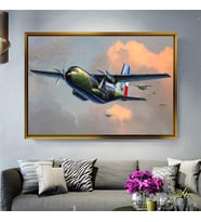 Altın Çerçeveli dekoratif tablo l287 (Gold)