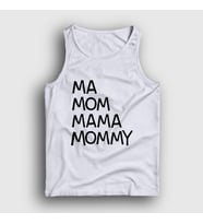 Presmono Unisex Beyaz Ma Mom Mama Mommy Family Guy Atlet 300513tt (Beyaz)