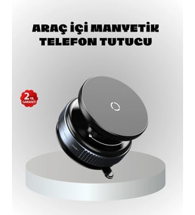 Mıknatıslı Araç Telefon Tutucu Vakum Teknolojili 360° Ayarlanabilir