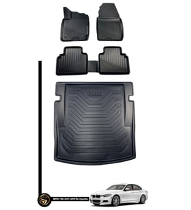 Bmw F30 2011+ 3D Havuzlu Paspas Ve Bagaj Havuzu İkili Set