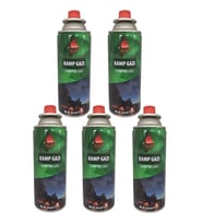 5 Adet 227 gr Gaz Kartuşu Set Beşli Pürmüz Gaz Kartuş Seti