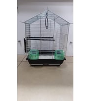 Netx 300 Seri Üçgen Kuş Kafesi Metalik 36x26x44 cm Muhabbet , Hint Bülbülü, Kanarya, Küçük Paraket kuşlar için