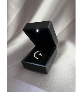 Ay Model Ayarlanabilir 925 Ayar Gümüş Yüzük