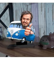volkswagen minbüs t2 t1 karikatür biblo
