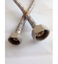 Su Bağlantı Flexi Hortumu Rakorlu 1/2 - 3/4 dişi dişi 50 cm
