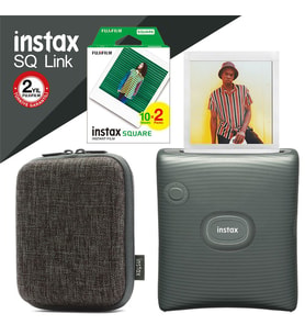 Instax SQ Link Yeşil Ex D Akıllı Telefon Yazıcısı ve Hediye Seti 4