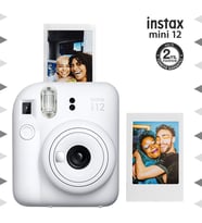 Instax mini 12 Beyaz Fotoğraf Makinesi ve Fotoğraf Çerçeve Seti