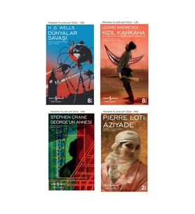 Dünyalar Savaşı + Kızıl Kahkaha + George’un Annesi + Aziyade- 4 Kitap Set - Iş Bankası Özel Set